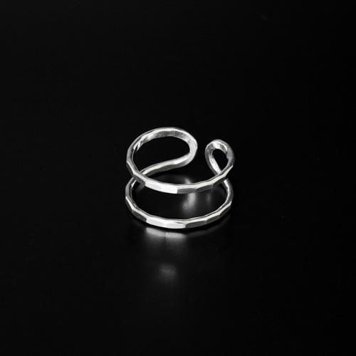 Silver Double Open Back Ring (Melissa Joy Manning) - SOURCE