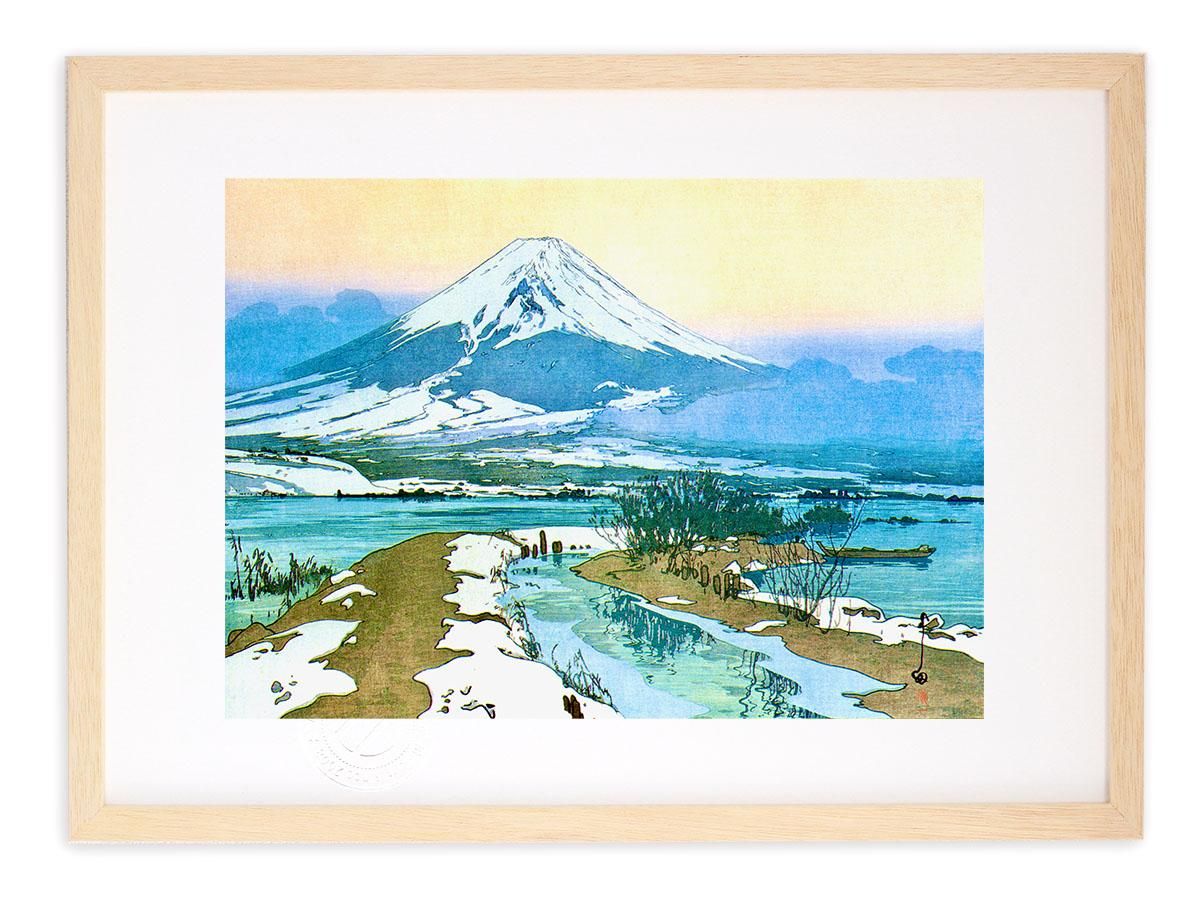 版画 絵画 名画 日本画 冨士拾景 河口湖 吉田博 インテリア 壁掛け 額