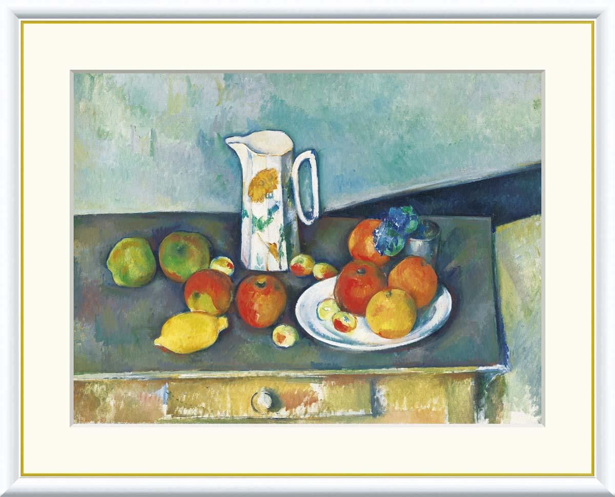 10年保証 絵画 版画 静物 ポール・セザンヌ 手彩仕上 高精細巧芸画 F6