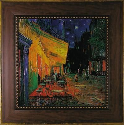 名画》ミュージアム シリーズ ゴッホ「夜のカフェテラス」 - 絵画や