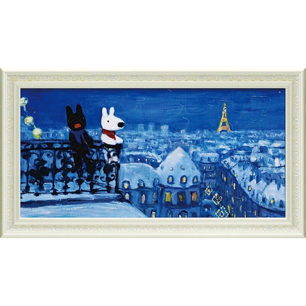 アートフレーム】リサとガスパール ミュージアムフレーム「パリの天窓