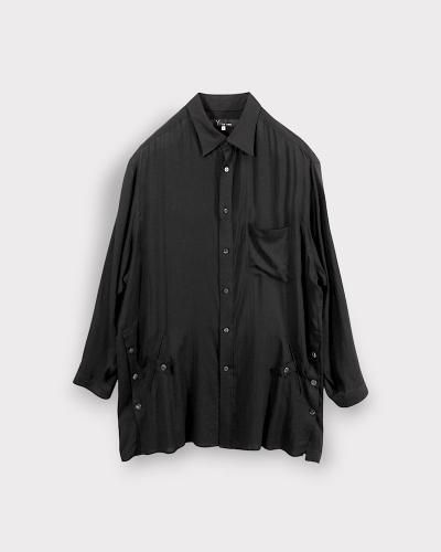 Y's for men】GABARDINE FLAP POCKET BLOUSON｜ワイズフォーメン 正規