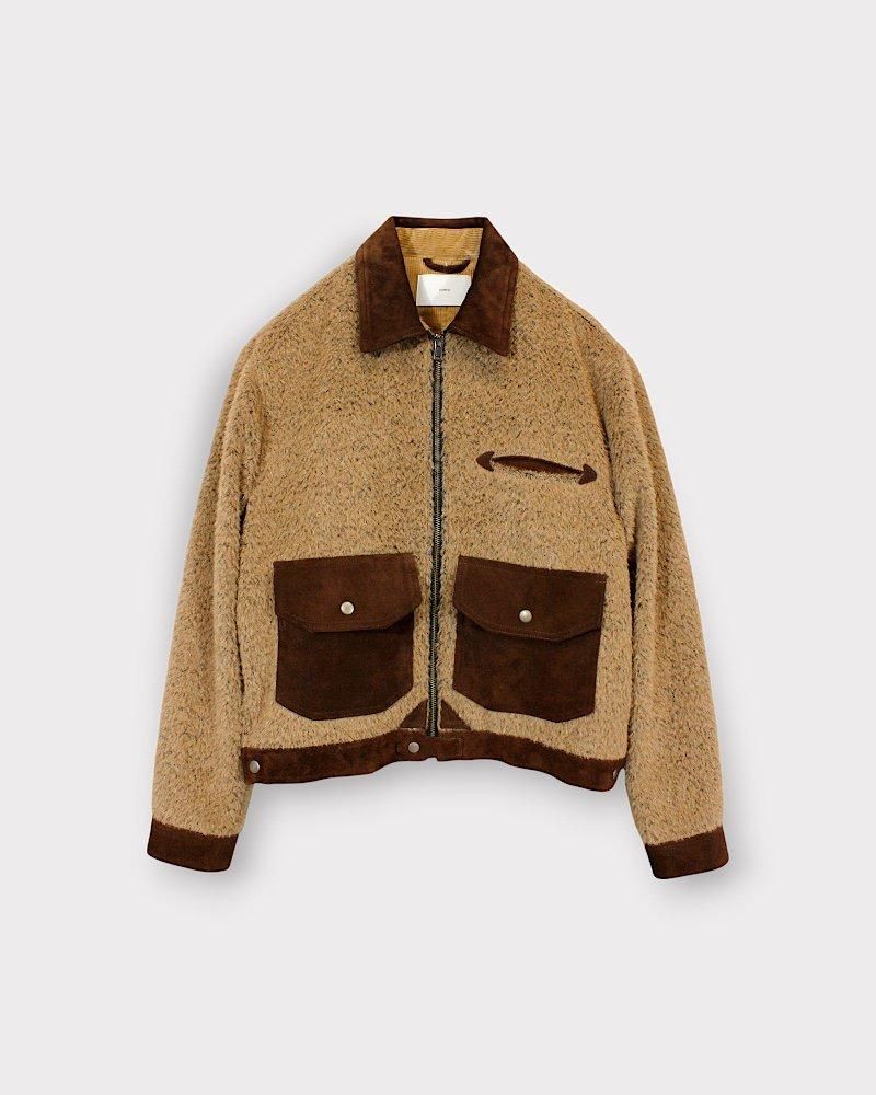 SUGARHILL SHAGGY BLOUSON(CAMEL)｜シュガーヒル シャギー ブルゾン