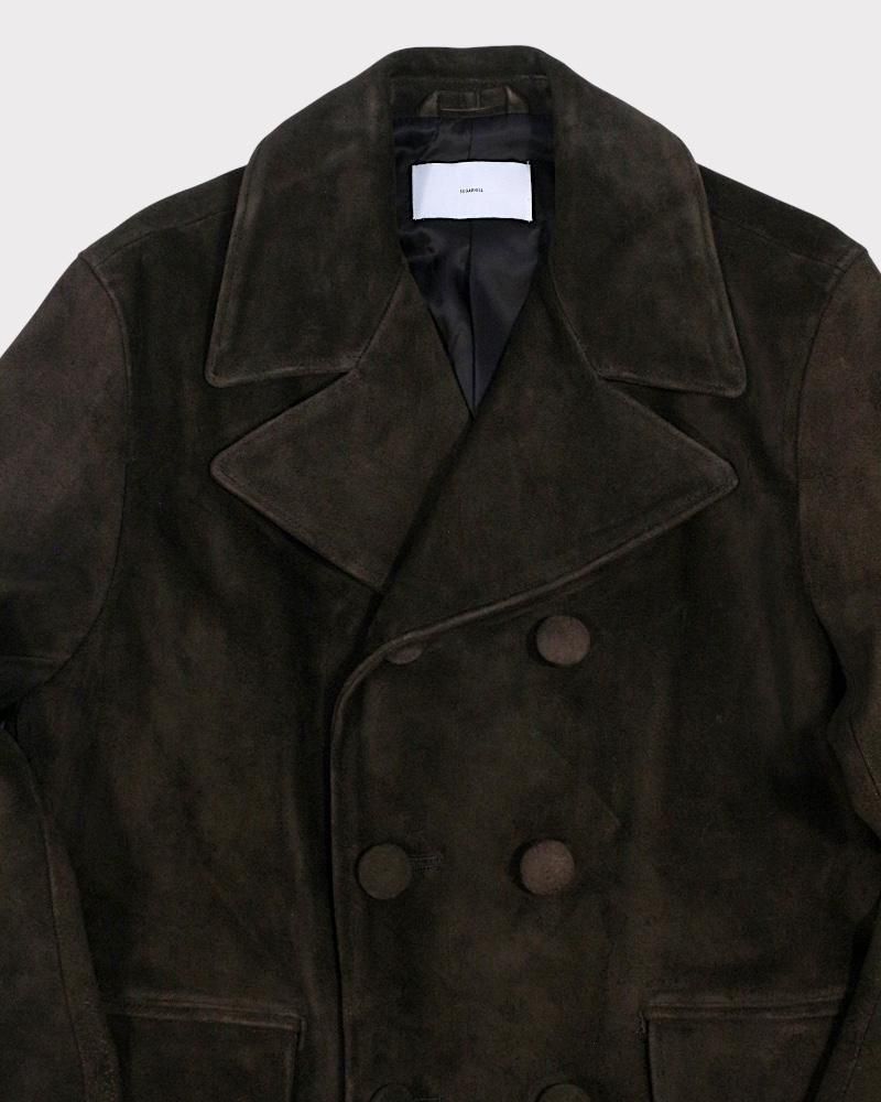 SUGARHILL】SUEDE LEATHER BLOUSON(DARK BROWN)｜シュガーヒル