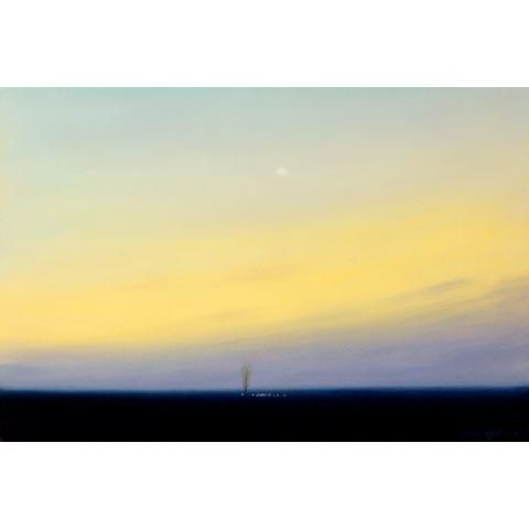 アートグラフ【ロマン的な夕暮れ】三々サイズ - 葉祥明美術館公式