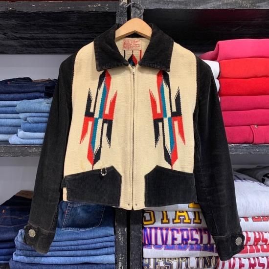 Late 30's-Early 40's La Azteca lady's Chimayo jacket with grommet