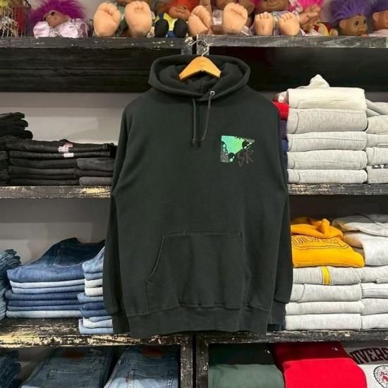 90's Skate Rags sweat parka made in USA - VINTAGE CLOTHES