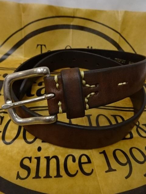 Vintage Works Leather Belt DH5702 BRONZE(Brown) - ザ ホワイツ