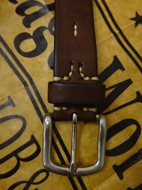 Vintage Works Leather Belt DH5702 BRONZE(Brown) - ザ ホワイツ