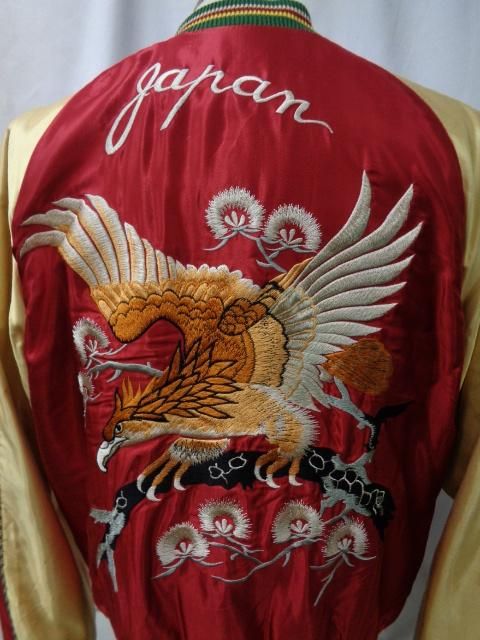 テーラー東洋 スカジャン ”EAGLE” × ”BLUE TIGER” TT15790-170 ワイン