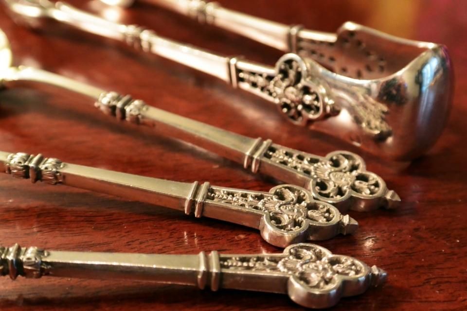 Christofle クリストフル／ルネサンス／純銀 ディナー用 3本セット