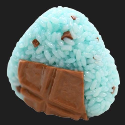 食品サンプル】チョコミントおむすび【和食】