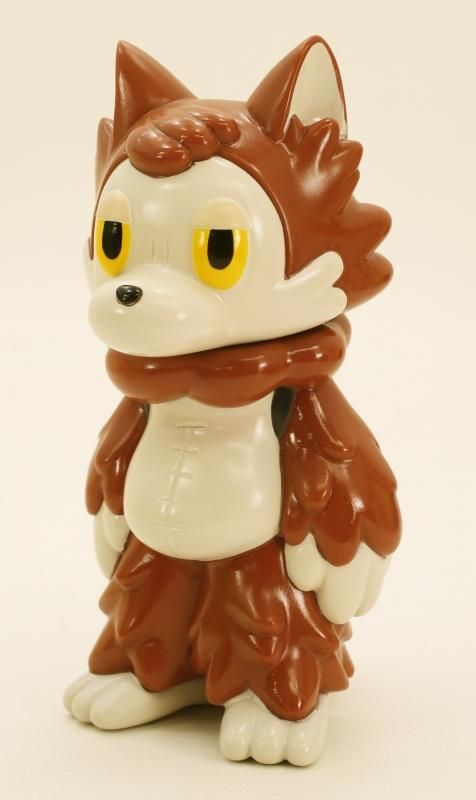 おおかみくん ソフビ ブラウン あらいきりこ