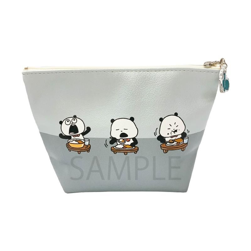 にしむらゆうじ カレーなるぱんだ チャーム付き舟形ポーチ - FEWMANY