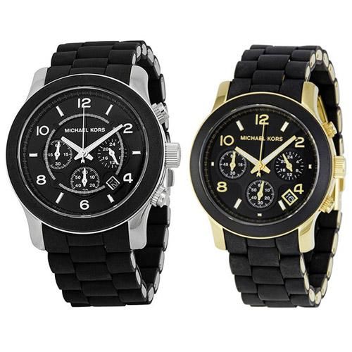 マイケルコース 時計 ペアウォッチ MK8107 MK5191 ブラック×ブラック