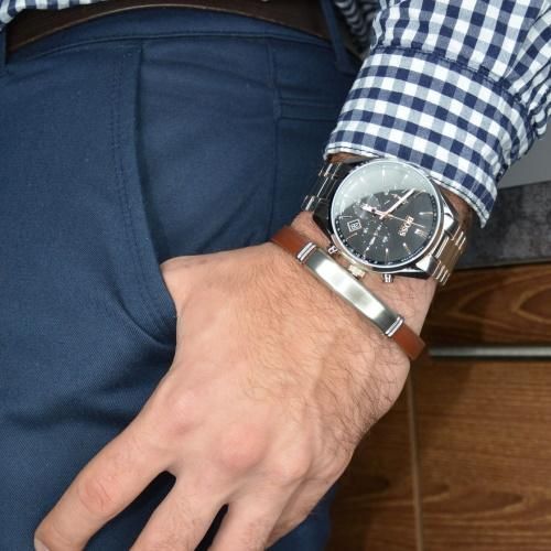 ヒューゴボス 時計 メンズ チャンピオン 1513819 ブラック×シルバー