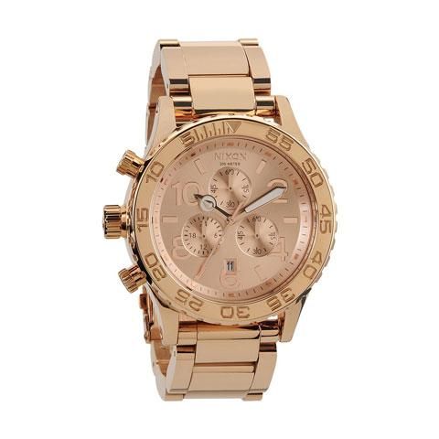 ニクソン 腕時計 42-20 クロノグラフ A037-897 オールローズゴールド