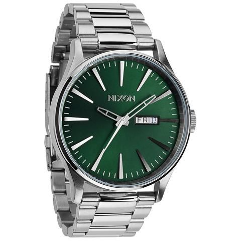 ニクソン 腕時計 セントリー A3561696 グリーンサンレイ - 腕時計の