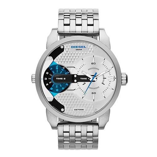 ディーゼル 腕時計 ミニダディー DZ7305 シルバー×シルバー - 腕時計の
