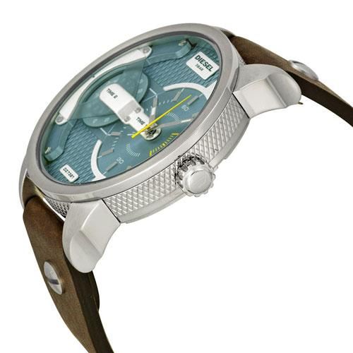 ディーゼル 腕時計 ミニダディー DZ7321 ブルーダイアル×ブラウン