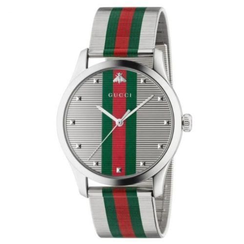 グッチ 時計 メンズ G-タイムレス YA126284 シルバー×シルバー