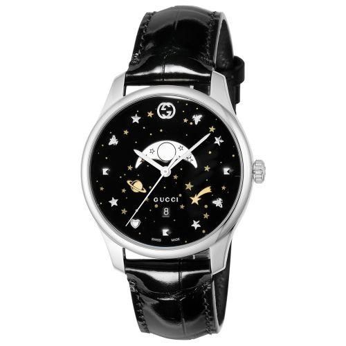 グッチ 時計 メンズ G-タイムレス YA126327 ブラック×ブラック