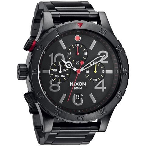 ニクソン 腕時計 48-20 A4861320 ブラック×ブラック - 腕時計の通販