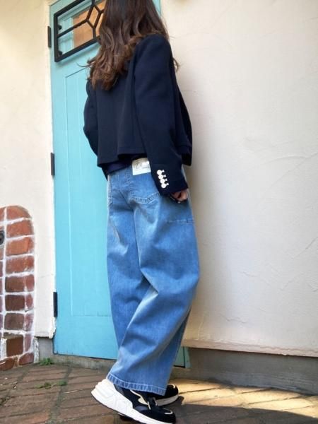 CYNICAL】コクーンデニムパンツ【ブルー系】 - Carry On ONLINE STORE