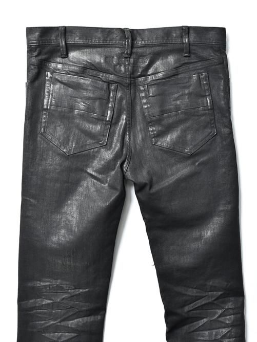 JULIUS[ユリウス] / GORDINI COATING DENIM CRUSH SKINNY PANTS