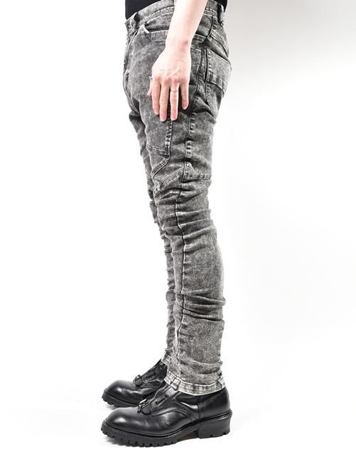 JULIUS[ユリウス] / GORDINI / 857PAM3-CH DENIM RIDERS PANTS -ACID