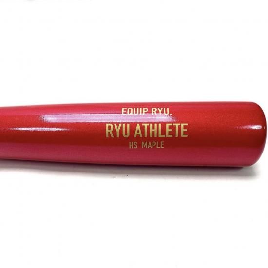 GLOVE STUDIO RYU×MASUKAsports軟式木製バットREDmetallic - ますか