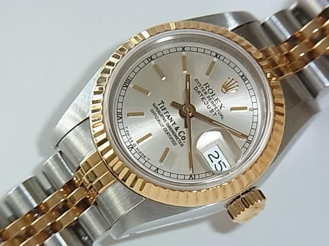 ロレックス デイトジャスト コンビ Ref.69173 ティファニーダブル