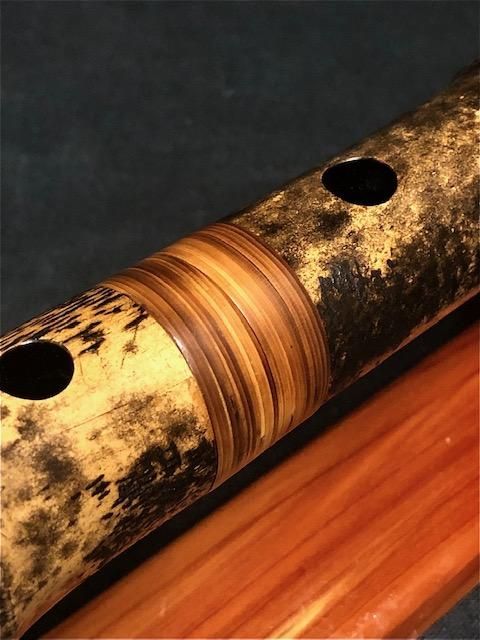 尺八⑤ 1尺8寸管 萌山銘尺八 琴古流 Hozan Shakuhachi Kinko style