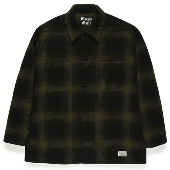 WACKO MARIA/ワコマリア/CHECK FLEECE SHIRT JACKET/チェックフリース