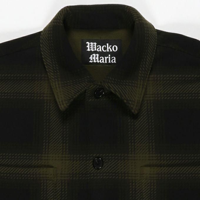 WACKO MARIA/ワコマリア/CHECK FLEECE SHIRT JACKET/チェックフリース