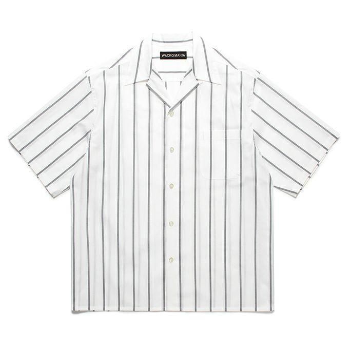 WACKO MARIA/ワコマリア/STRIPED OPEN COLLAR SHIRT S/S ( TYPE-1