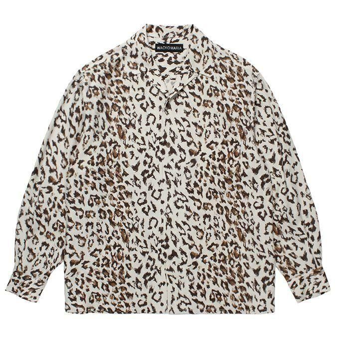 WACKO MARIA/ワコマリア/LEOPARD OPEN COLLAR SHIRT L/S ( TYPE-3