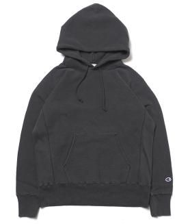 Champion-REVERSE WEAVE】C3-C118 RW HOODED SWEAT - OFF BLACK
