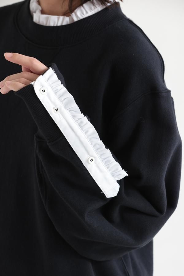 MUVEIL(ミュベール) シャツレイヤードプルオーバー - YAMAROKU