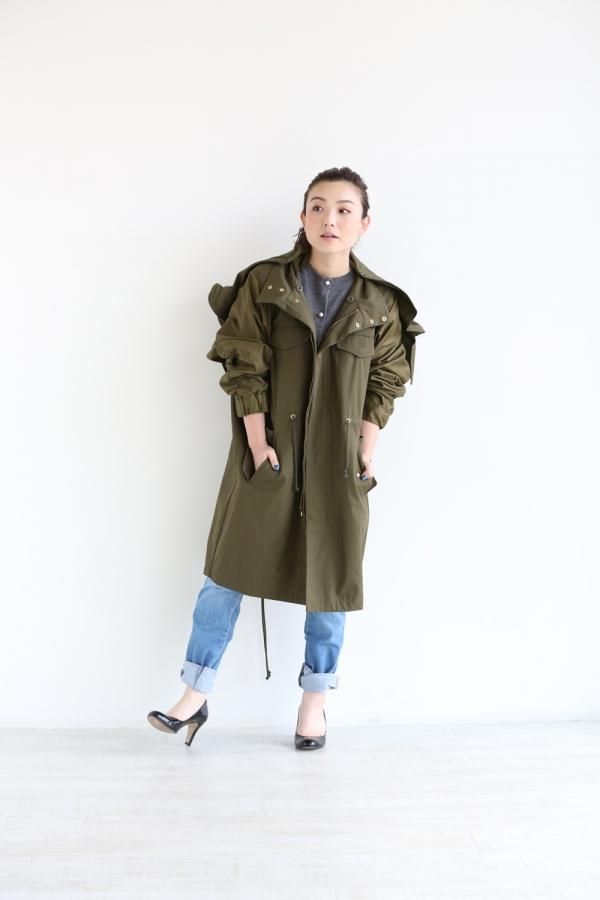 MUVEIL(ミュベール) ミリタリーコート【MA73FC011】 - YAMAROKU