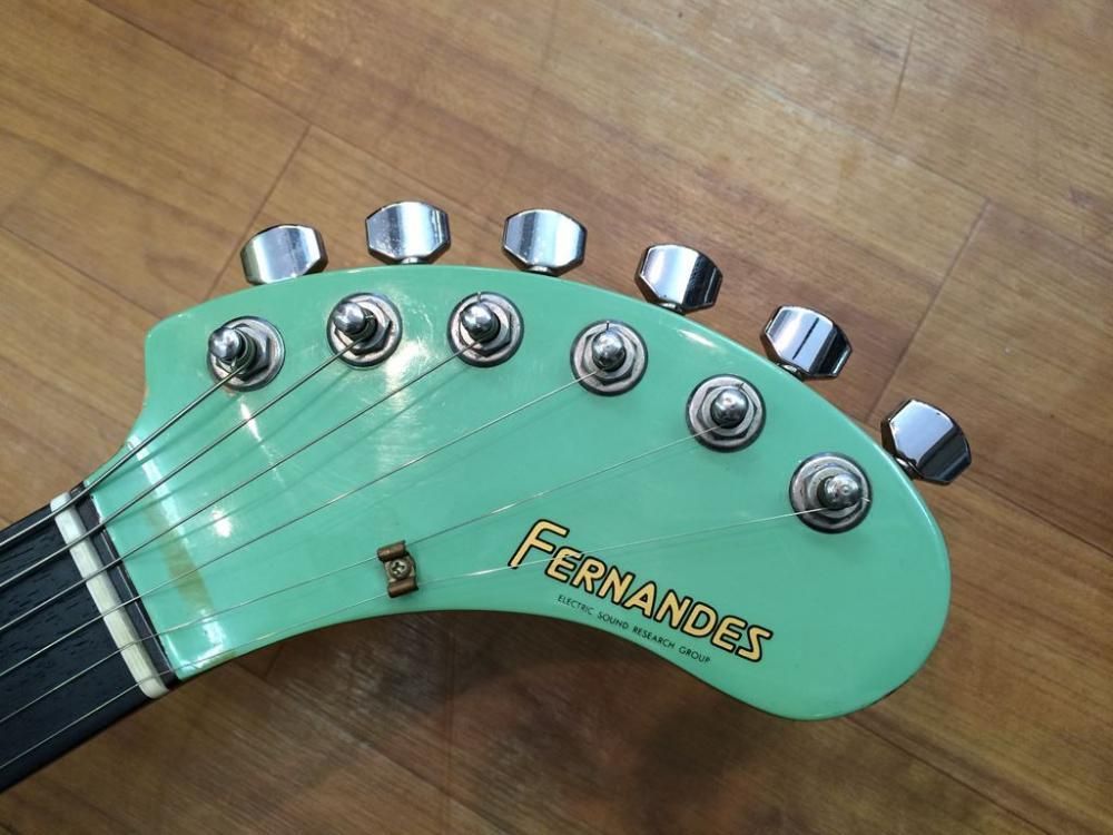 マ*ペ様 FERNANDES エレキギター ミントグリーン マ*ペ様 FERNANDES