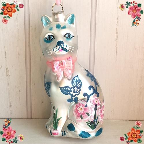 ナタリー・レテ】オーナメント スタッフォードシャーキャット