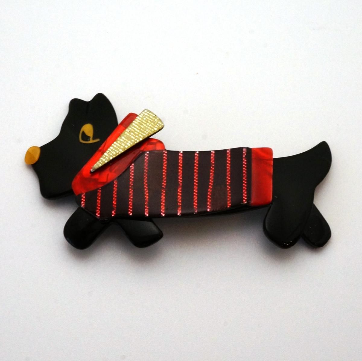 LEA STEIN リアスタン ブローチ 犬 ソックニア