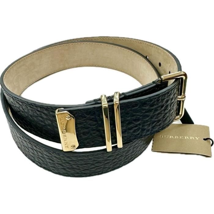 新品】【アウトレット品】 BURBERRY バーバリー レザーベルト [95