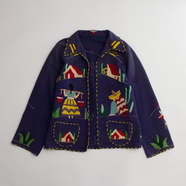 レディース] ヴィンテージ メキシカンジャケット 刺繍 - レディース