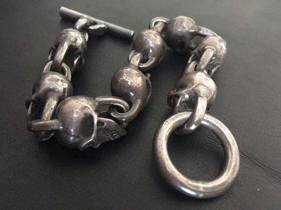 初期8連スカルブレスレット - AGM ガボール生前コレクター1％のための