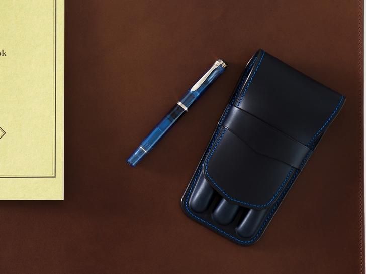 ル・ボナー 3本挿しペンケース - 神戸派商店