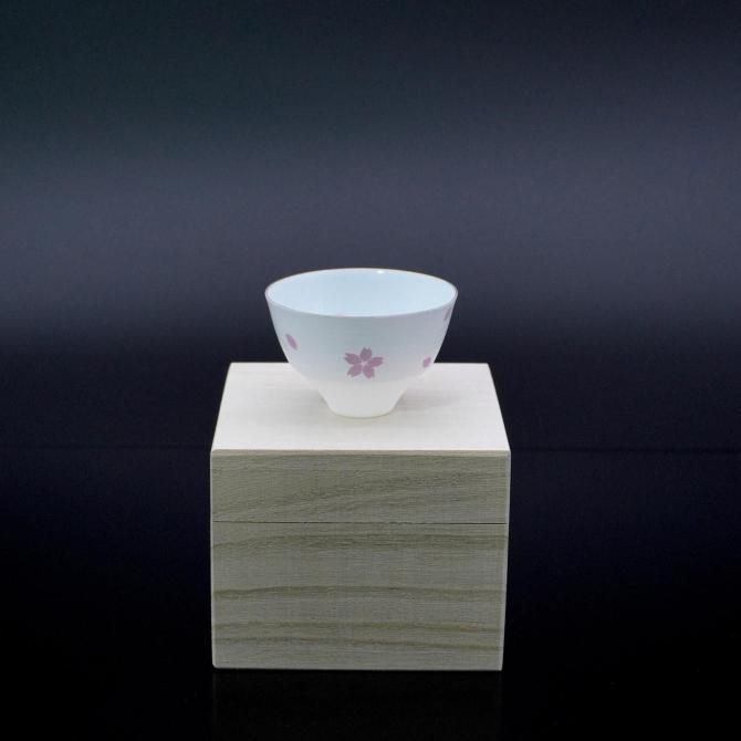 エッグシェル 桜 ぐい呑みセット Pink - 有田焼窯元 やま平窯 公式