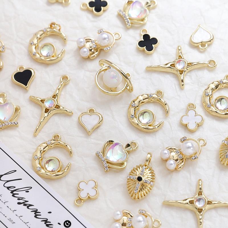 ハンドメイドパーツ ビジュー メタルパーツ 手芸材料 アクセサリー