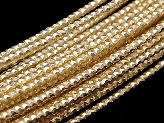 14KGF 【ラウンド・グリッター】 ハードワイヤー｜ゴールドフィルドの